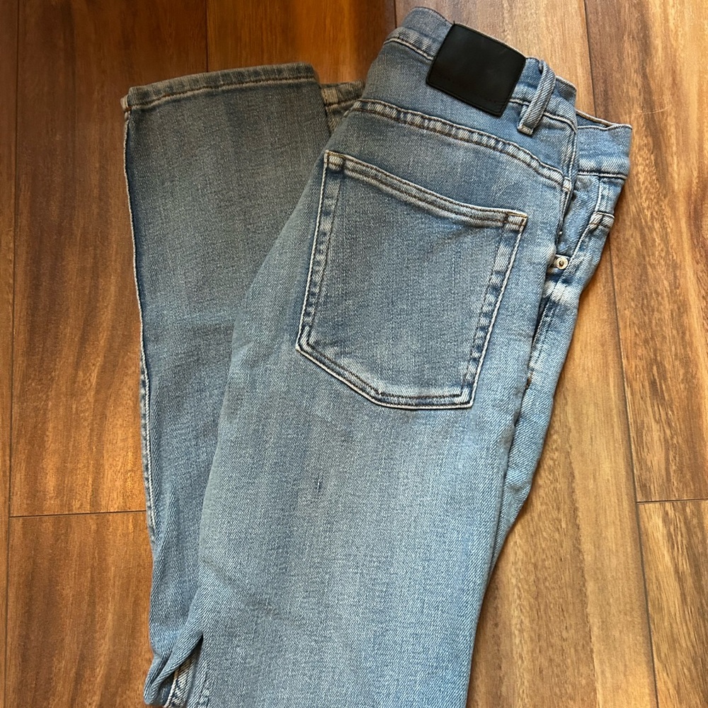 Zara Men's Light Denim Slim Jeans